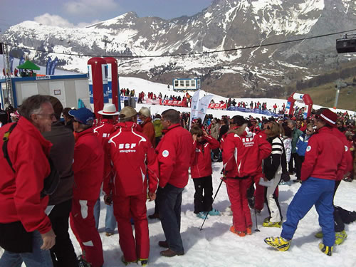 Red coats in town